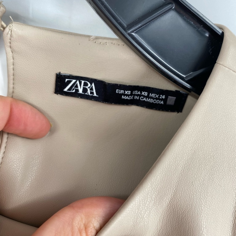 Zara Tan Mini Dress - Picture 2 of 3